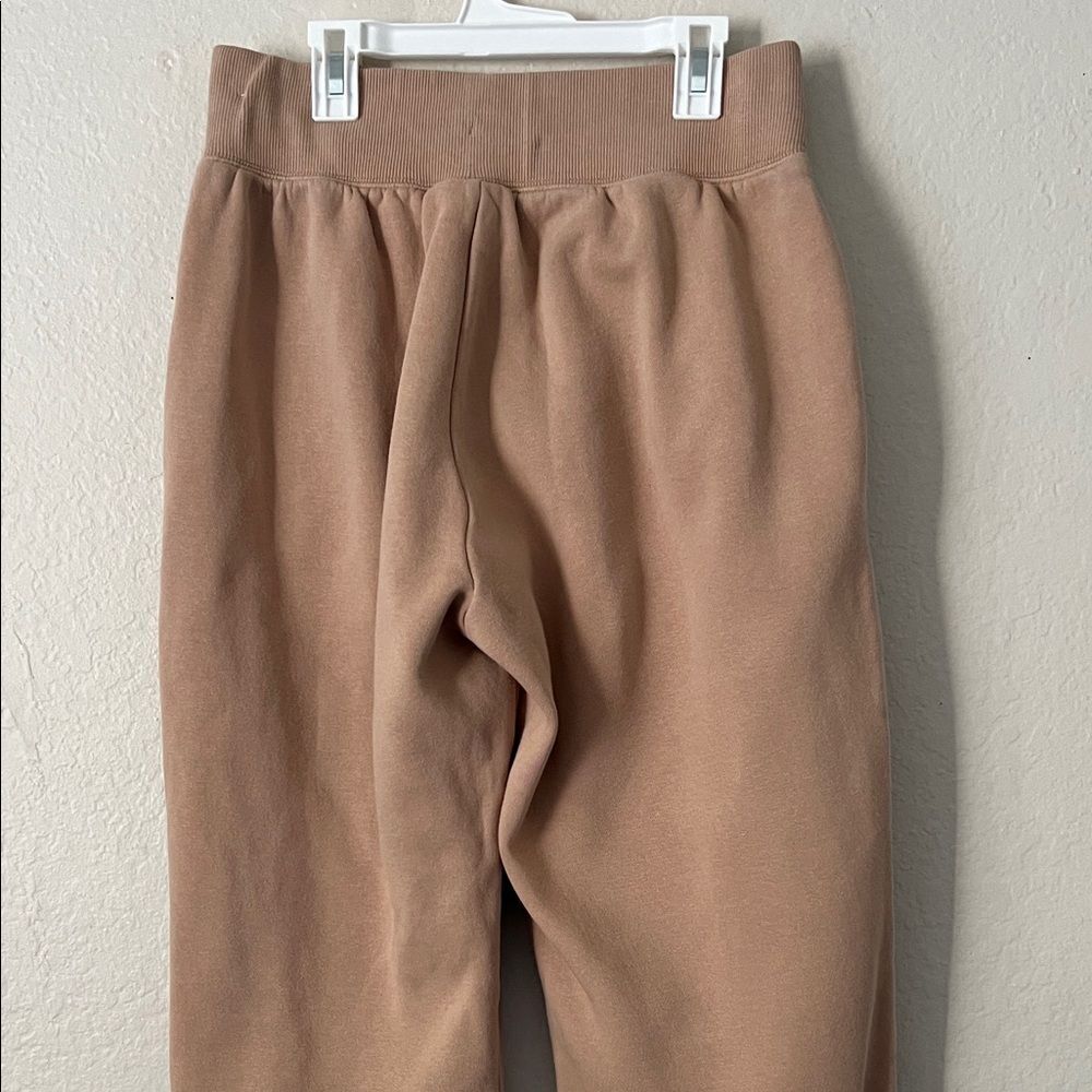 Like New! Nike Phoenix Fleece High Waisted Oversized Joggers Beige in Size M - Picture 8 of 16